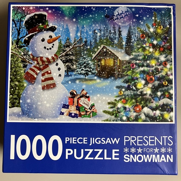 “Presents for Snowman” Puzzle, 1000 Pieces, Christmas/Snowman - Picture 1 of 1